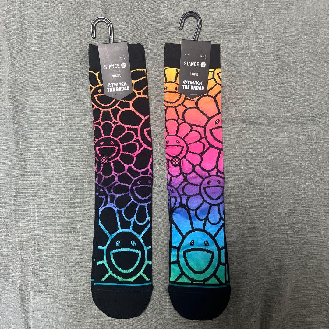 【新品未使用】2足セット　村上隆 ソックス Lサイズ