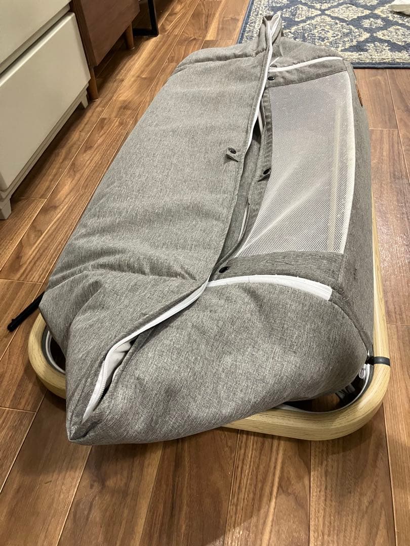 HZDMJメッシュカバー付き ベビーベッド