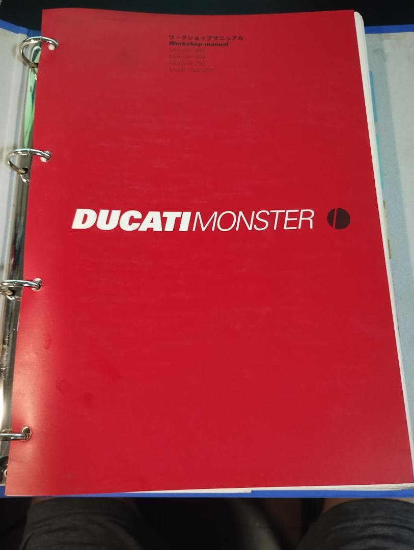 DUCATI Monster 400/600/750 マニュアル 79 配線図