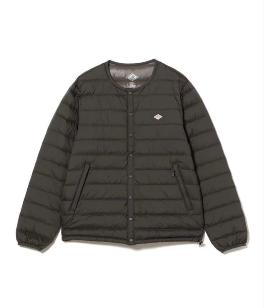 ダントン　クルーネック　インナーダウンジャケット　メンズ