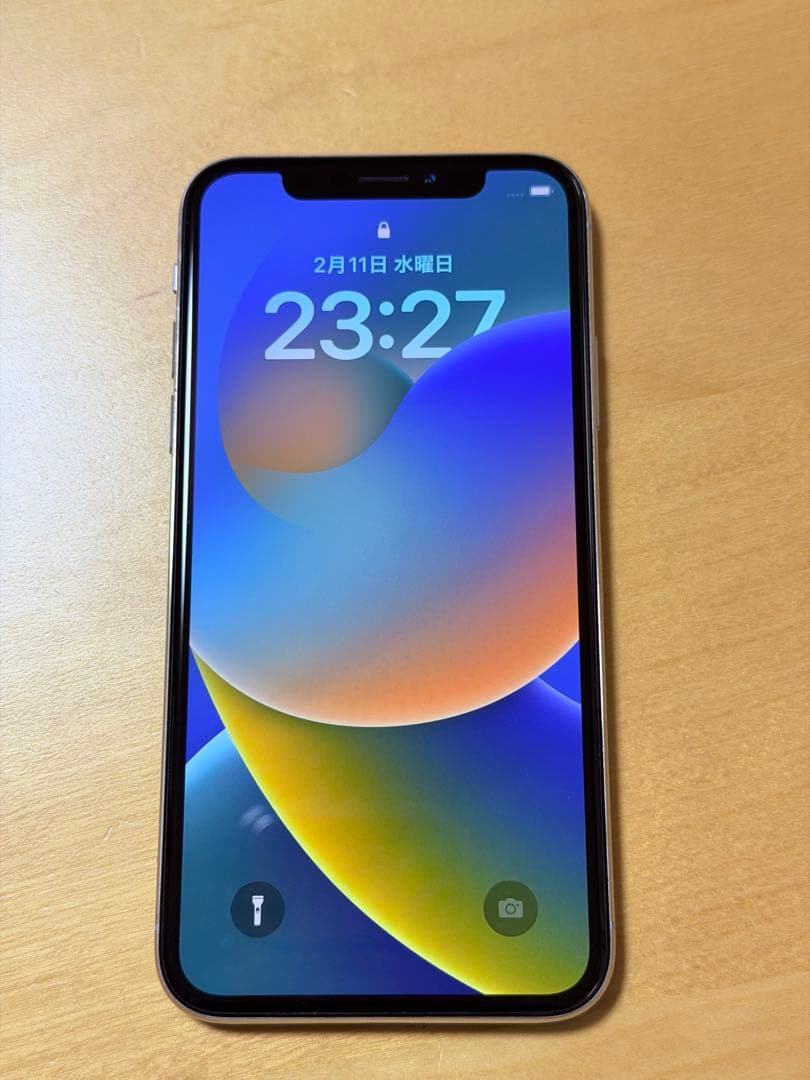 iPhone X シルバー 64GB バッテリー100% SIMフリー