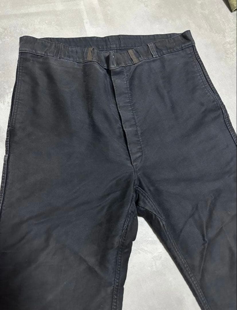 50s Le Mont St Michel モンサンミッシェルモールスキンパンツ