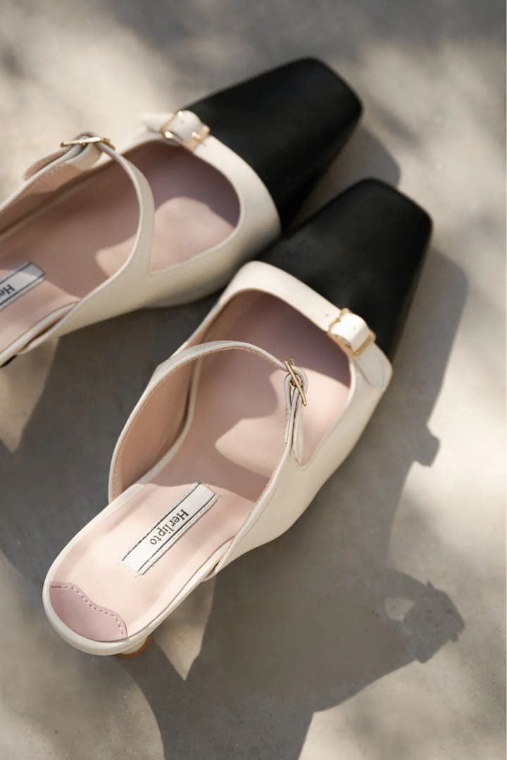 herlipto Mademoiselle Mules【vanilla】 39