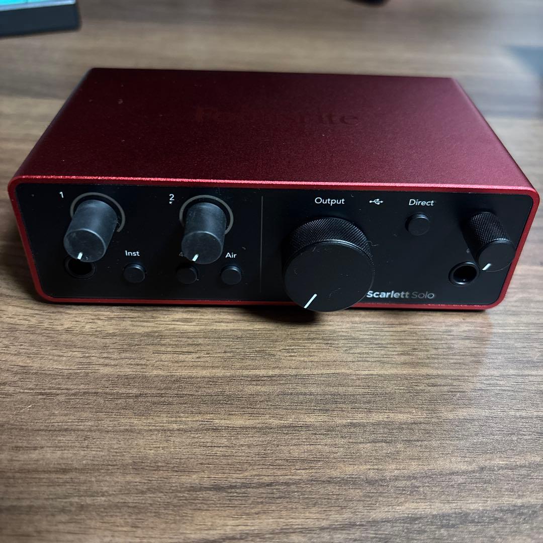 y*y様 Focusrite Scarlet Solo オーディオインターフェイ