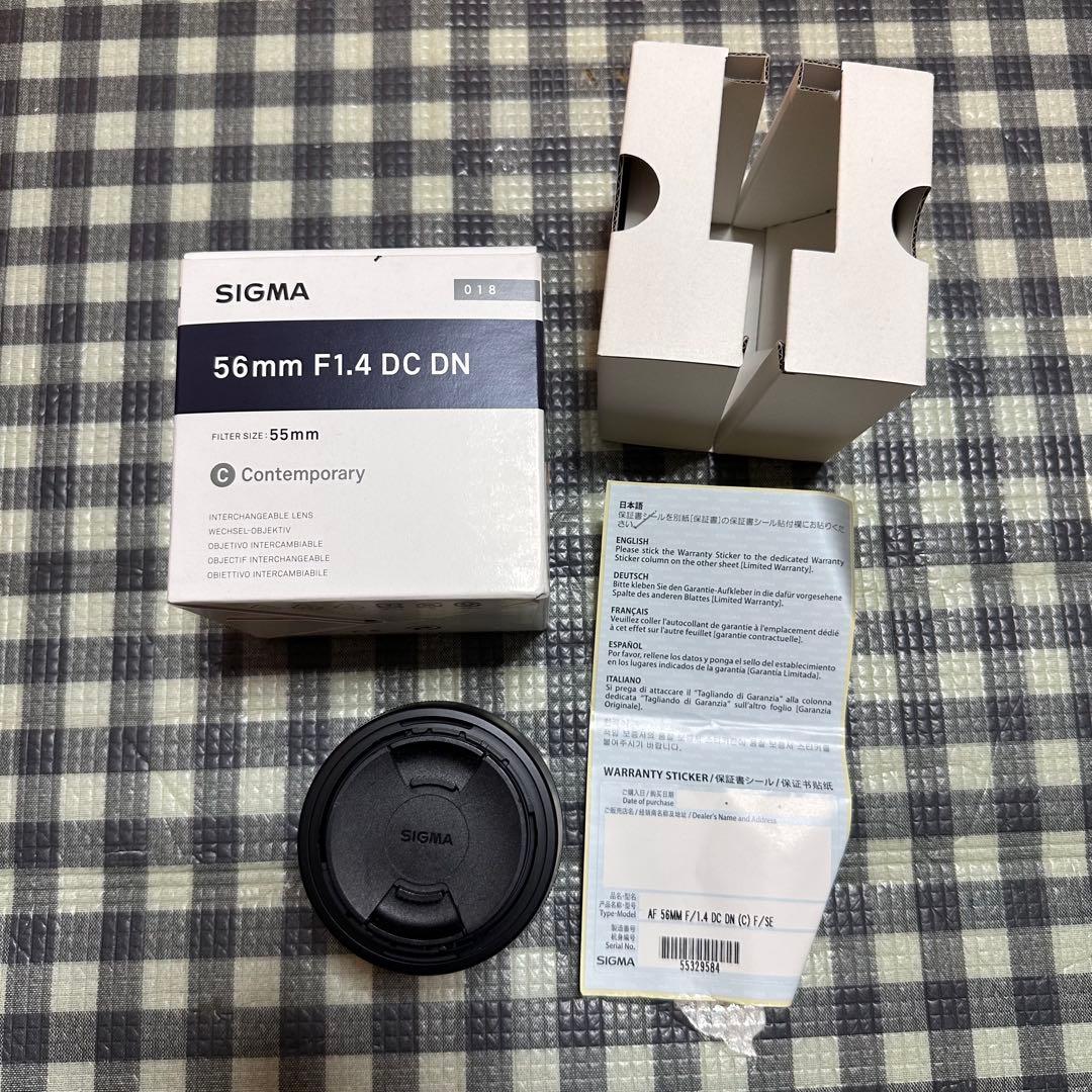 SIGMA 56mm F1.4 DC DN レンズ Eモウント