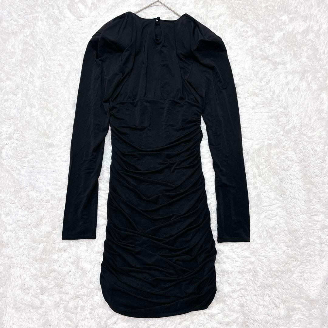 美品✨magda butrym  ローズモチーフショルダーパッドワンピース