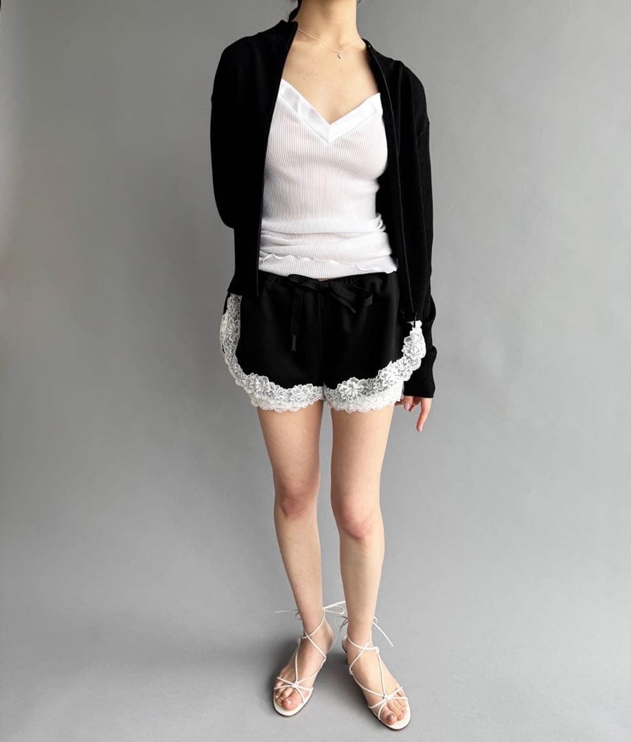 タグ付き　試着のみ　エディットフォールル　ユハンワン　レース　ショートパンツ