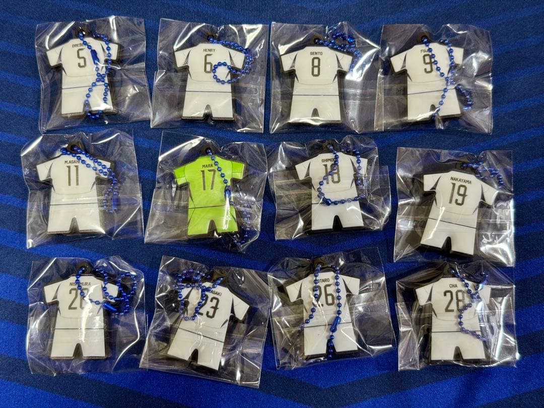 個別可　FC町田ゼルビア ACLE限定ユニフォーム型キーホルダー 24個セット