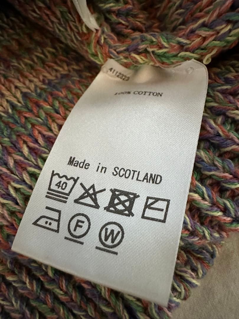 カレドアーCOTTON CREW NECKKNIT BY MACALASTAIR