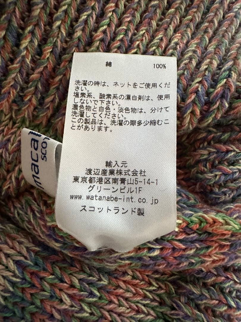 カレドアーCOTTON CREW NECKKNIT BY MACALASTAIR