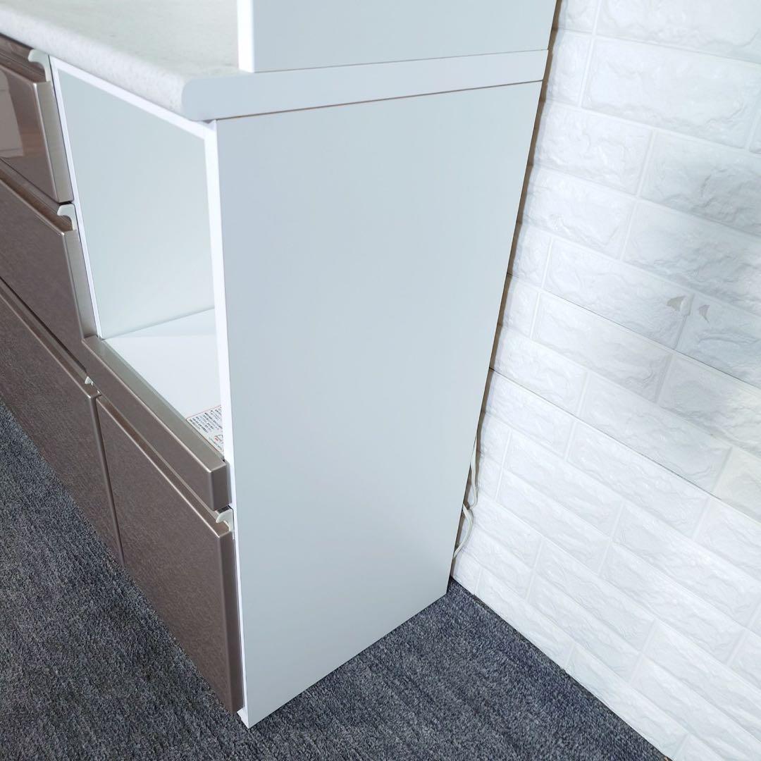 ニトリ キッチンボード アルミナ2 幅100cm カップボード 食器棚 I065