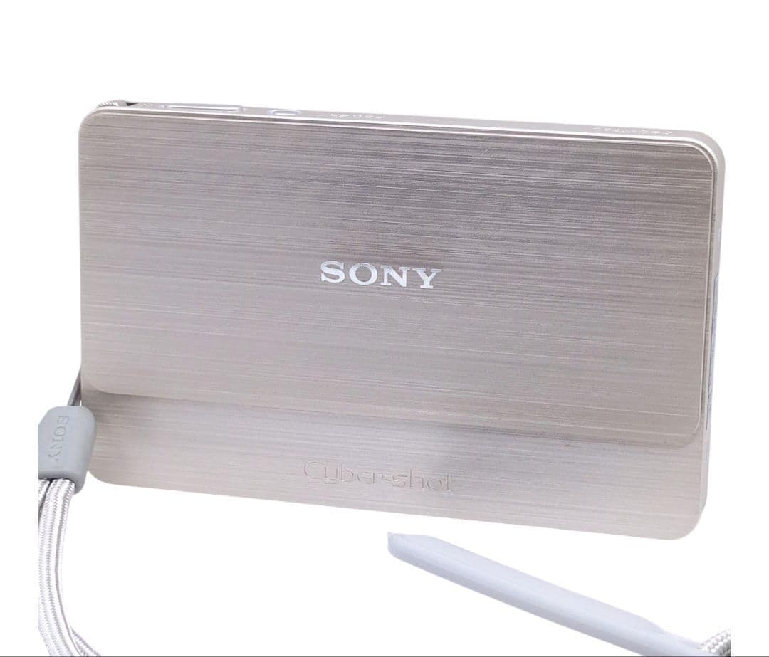 美品 人気色ゴールド SONY DSC-T700 動作品 充電器電池付
