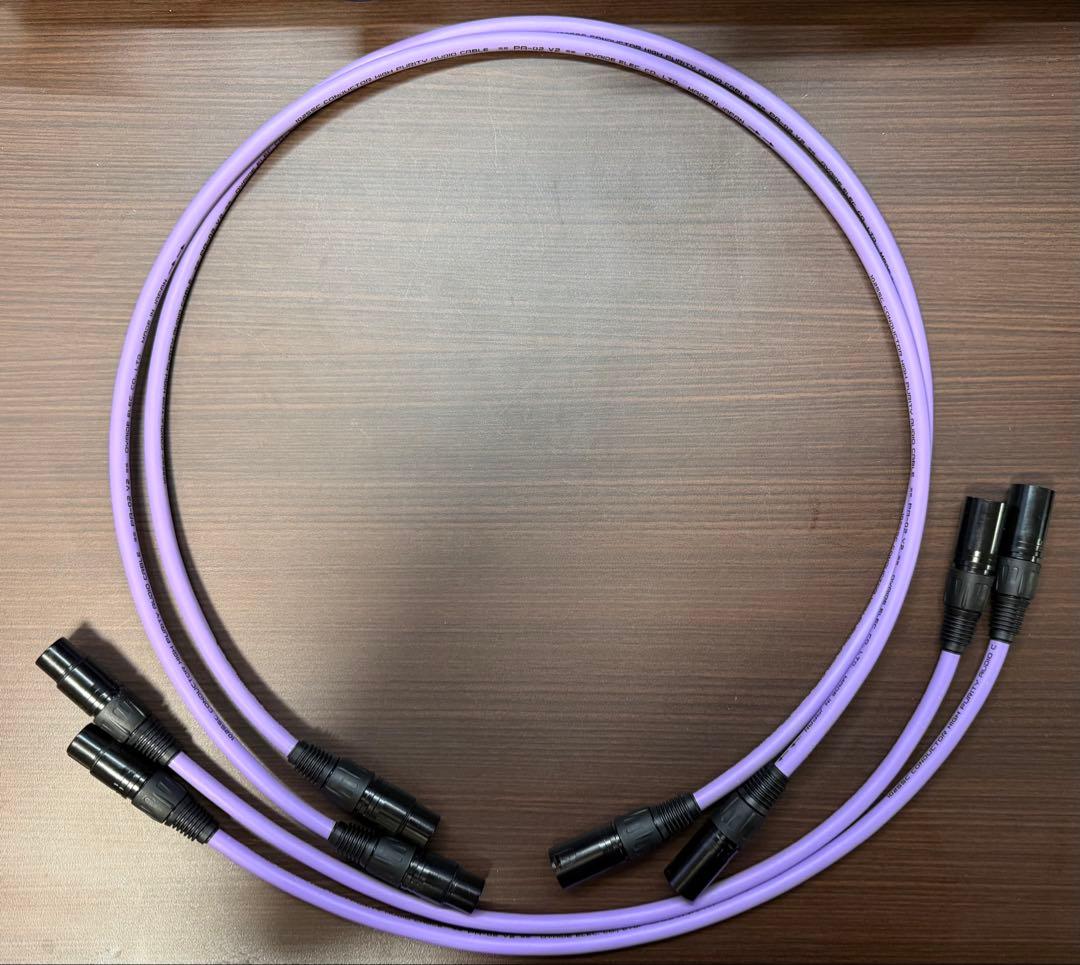 OYAIDE オヤイデ PA-02 V2 XLRケーブル ペア2組 4本セット
