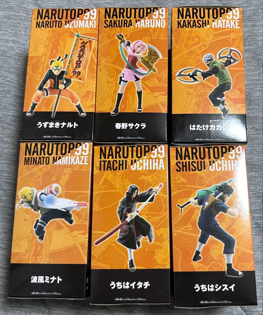 新品未開封　NARUTOP 99 ナルトップ　フィギュア 全6種セット