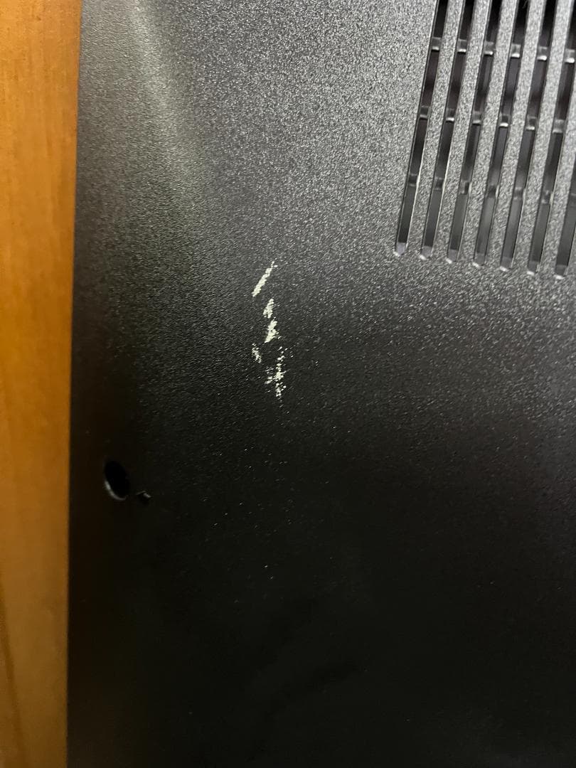 シャープ 4K対応液晶テレビ AQUOS 4T-C50AJ1 壁掛け　画面線あり