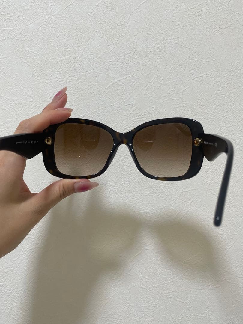 プラダ PRADA サングラス べっ甲 ケース付 ブラウン