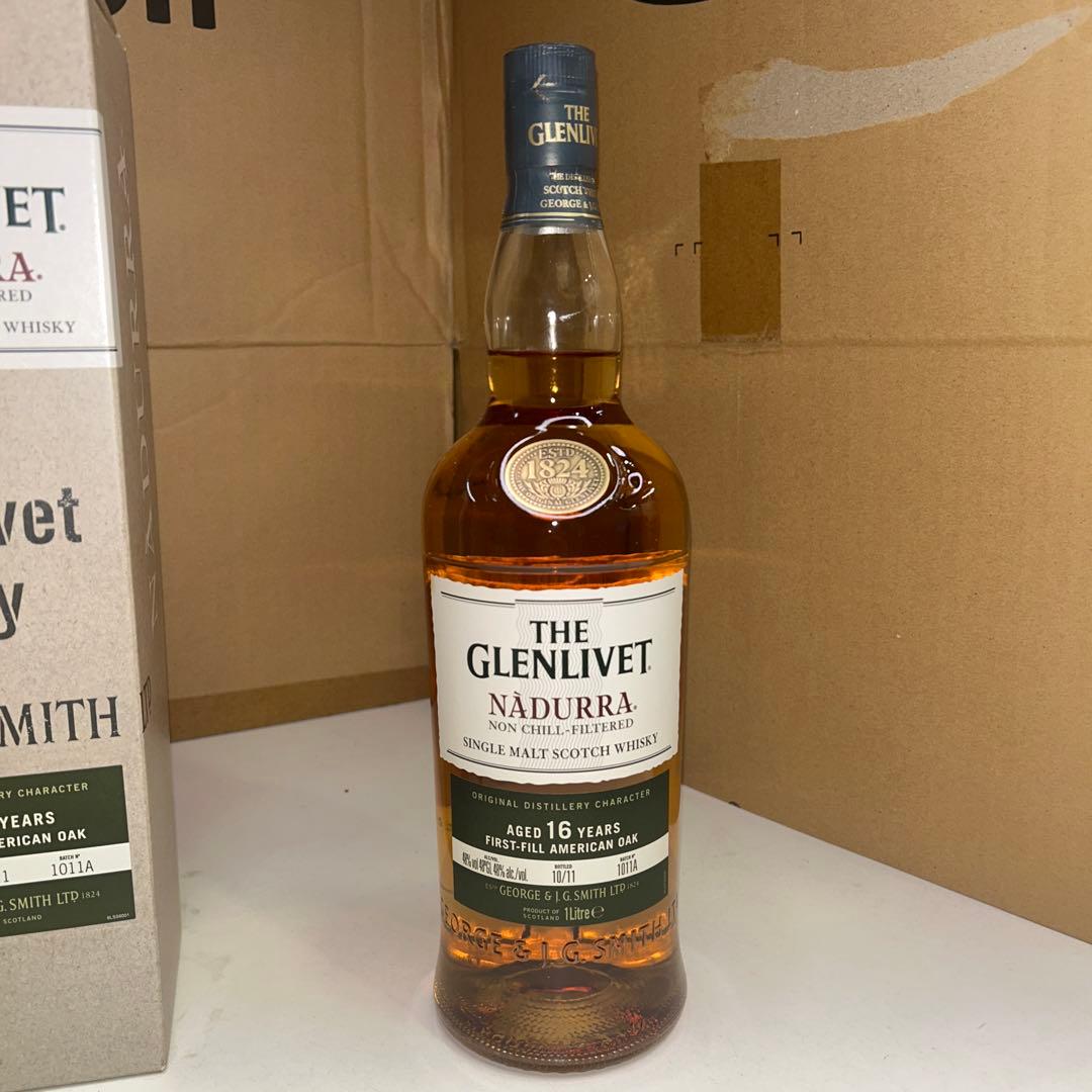5394【未開栓】ザ・グレンリベット ナデューラ16年 1000ml 48%