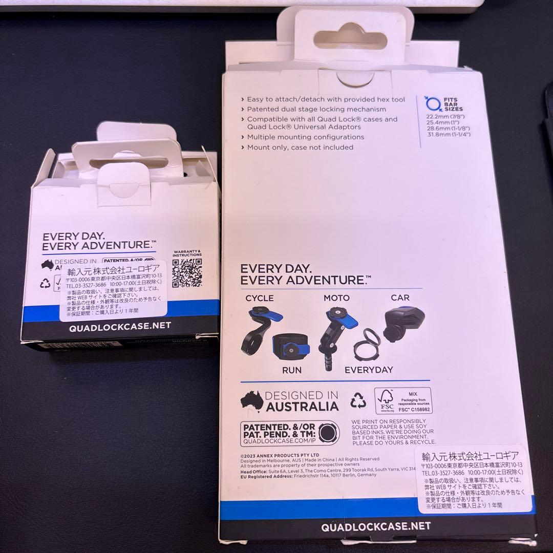 QUAD LOCK モーターサイクル ハンドルバーマウント 衝撃吸収ダンパー