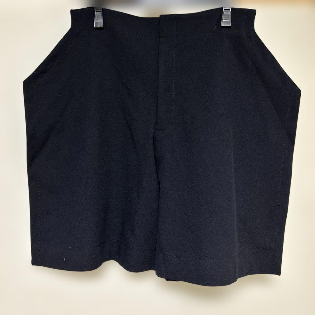 コムデギャルソン　二次元平面デザイン　濃紺　ハーフパンツパンツ