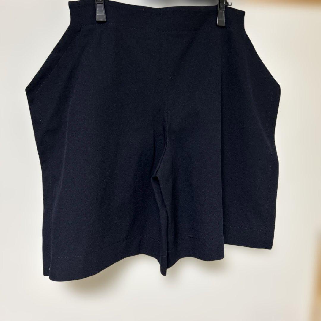 コムデギャルソン　二次元平面デザイン　濃紺　ハーフパンツパンツ