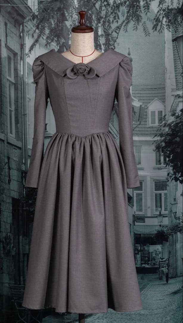 ワンピース mayo suzuki Classical rose dress