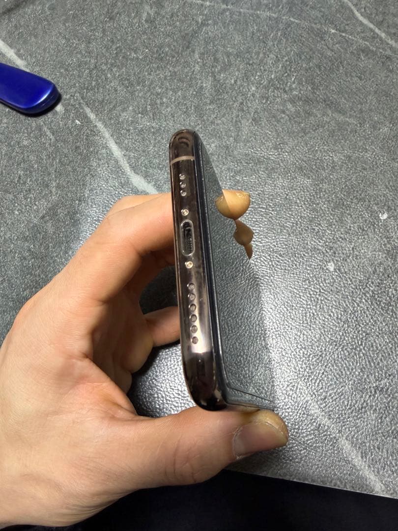 iPhone11pro ゴールド　美品　純正バッテリーライフ　91%