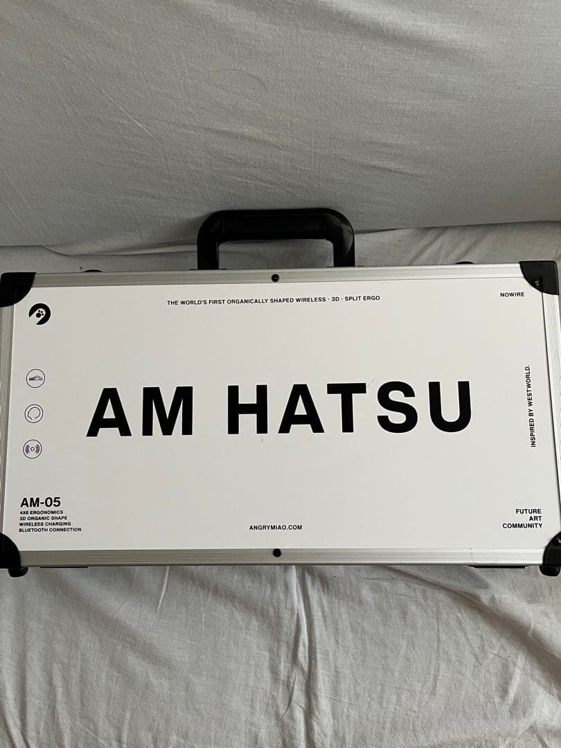 値下げ9/26までAM HATSU AM-05 ワイヤレス分割型キーボード