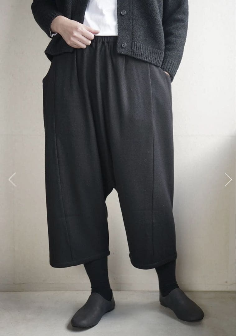 evameva wool sarrouel pants 【未使用】