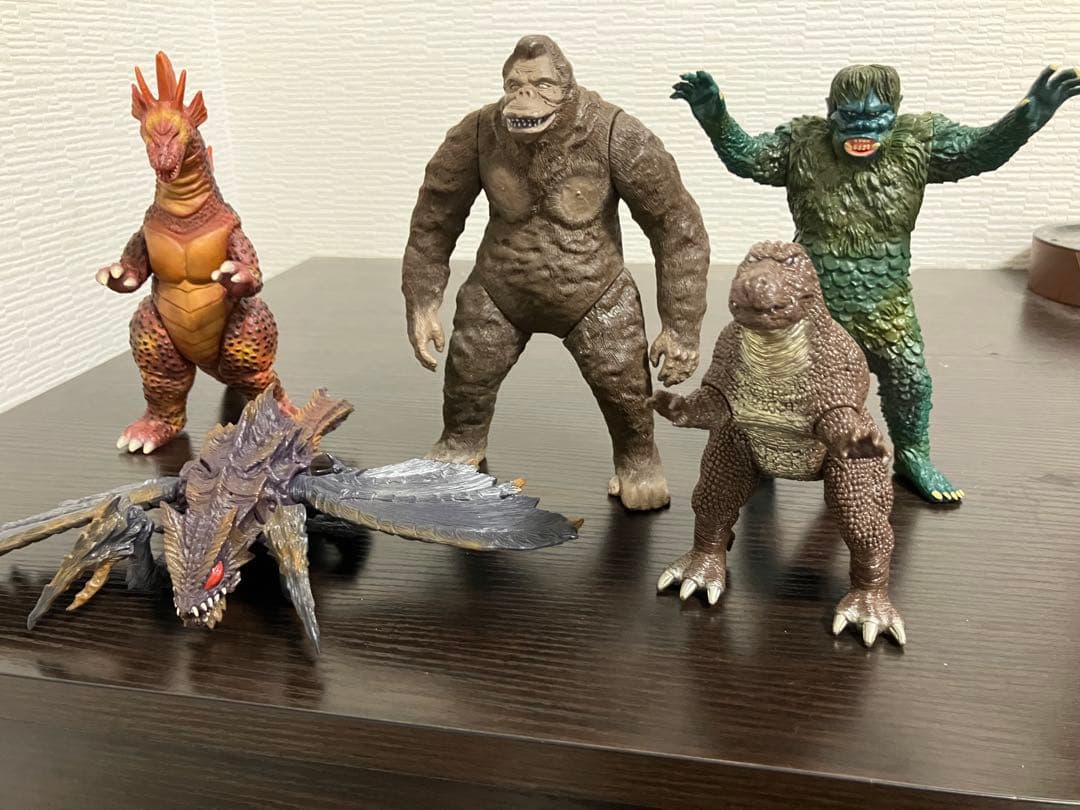 く*ま様 （値下げ）ゴジバンダイ キングコング1962他ソフビフィギュアセット