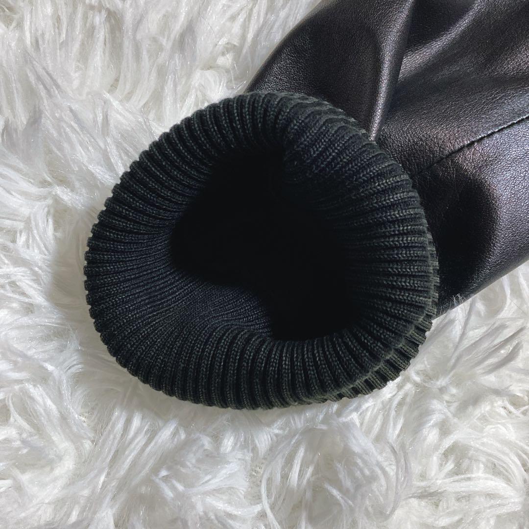 美品⭐️セオリー　シングルライダースジャケット　ダブルジップ　ラムレザー　黒