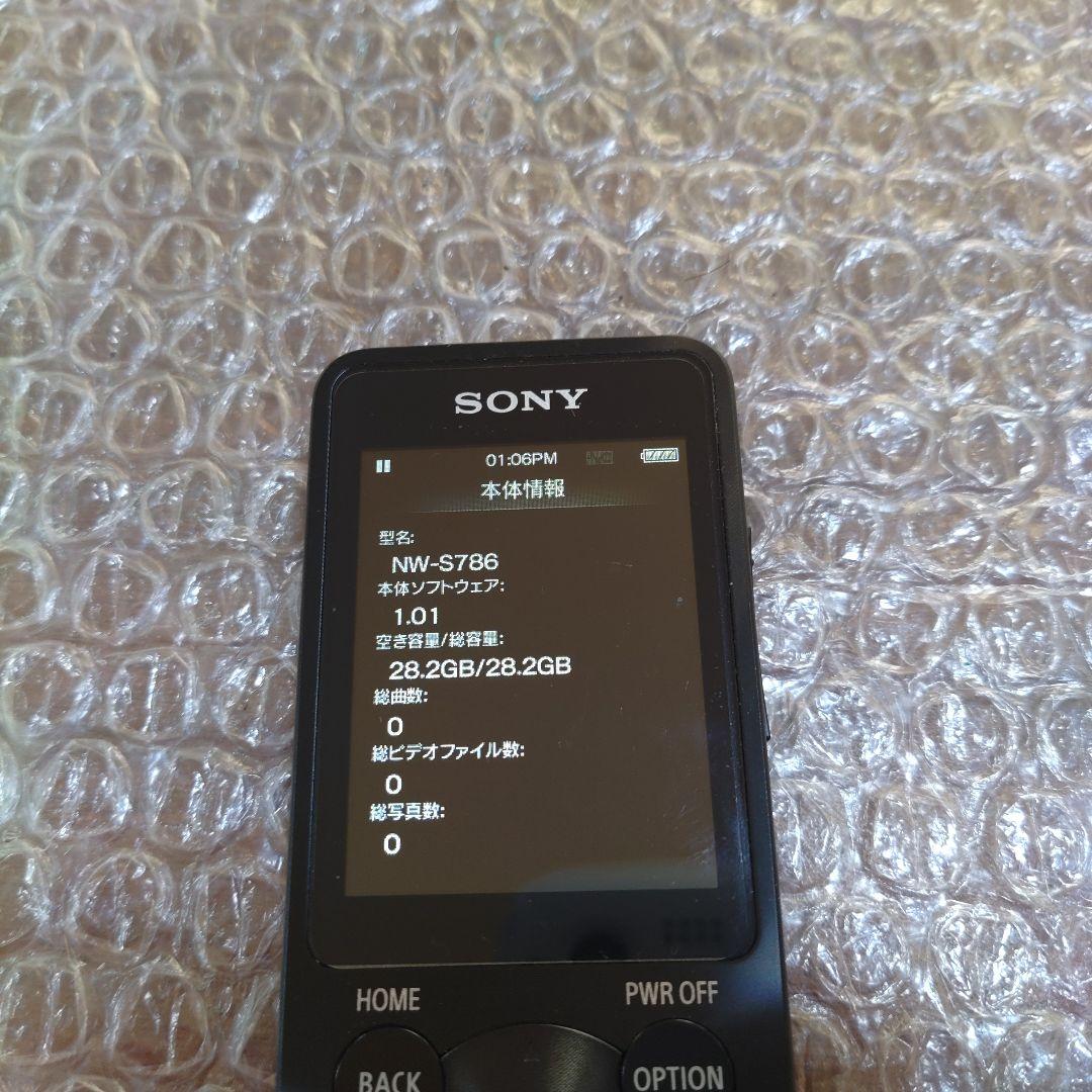 ソニーウォークマン　NW−S786　管理ナンバー6630