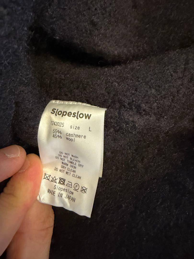 Slopeslow JACKET HF カシミヤ Shetland wool