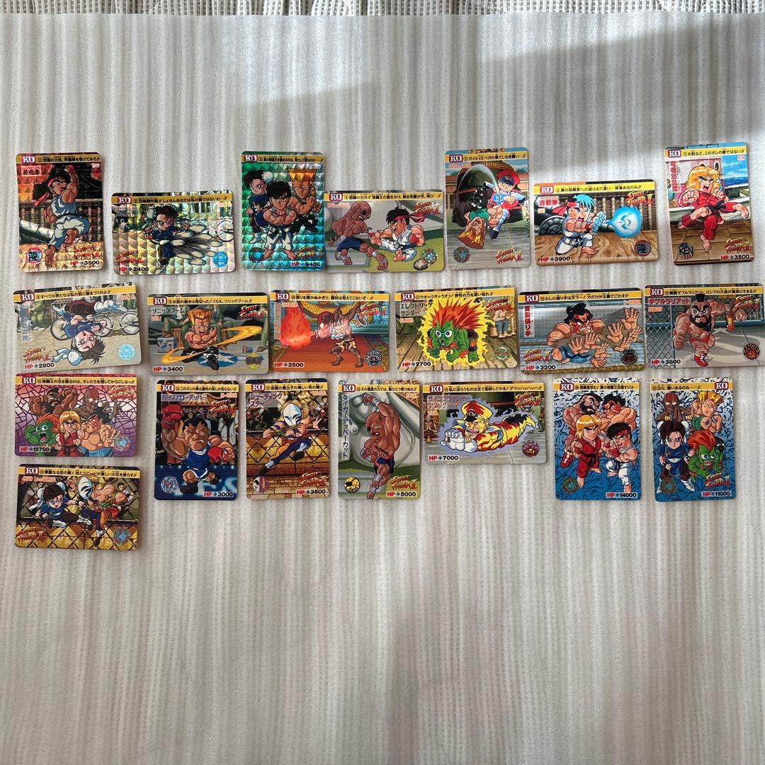 【希少美品】ストリートファイターⅡ カードダス パート1 全21種 コンプ