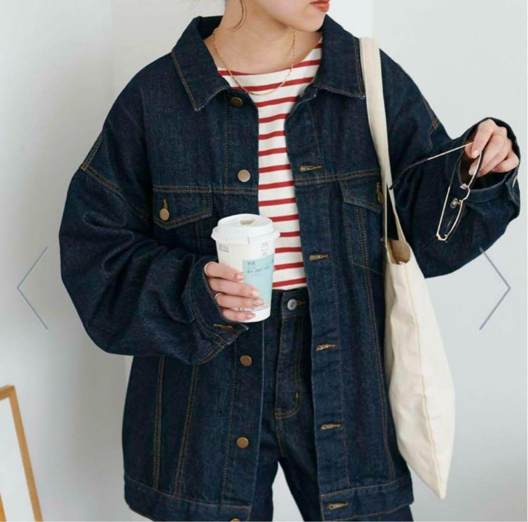 discoat USコットンデニムビッグGジャン