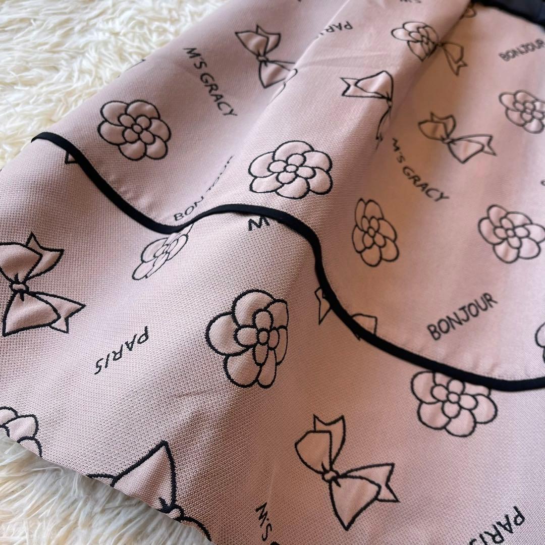 美品 M'S GRACY 2020年 カメリア ワンピース ベージュ 36