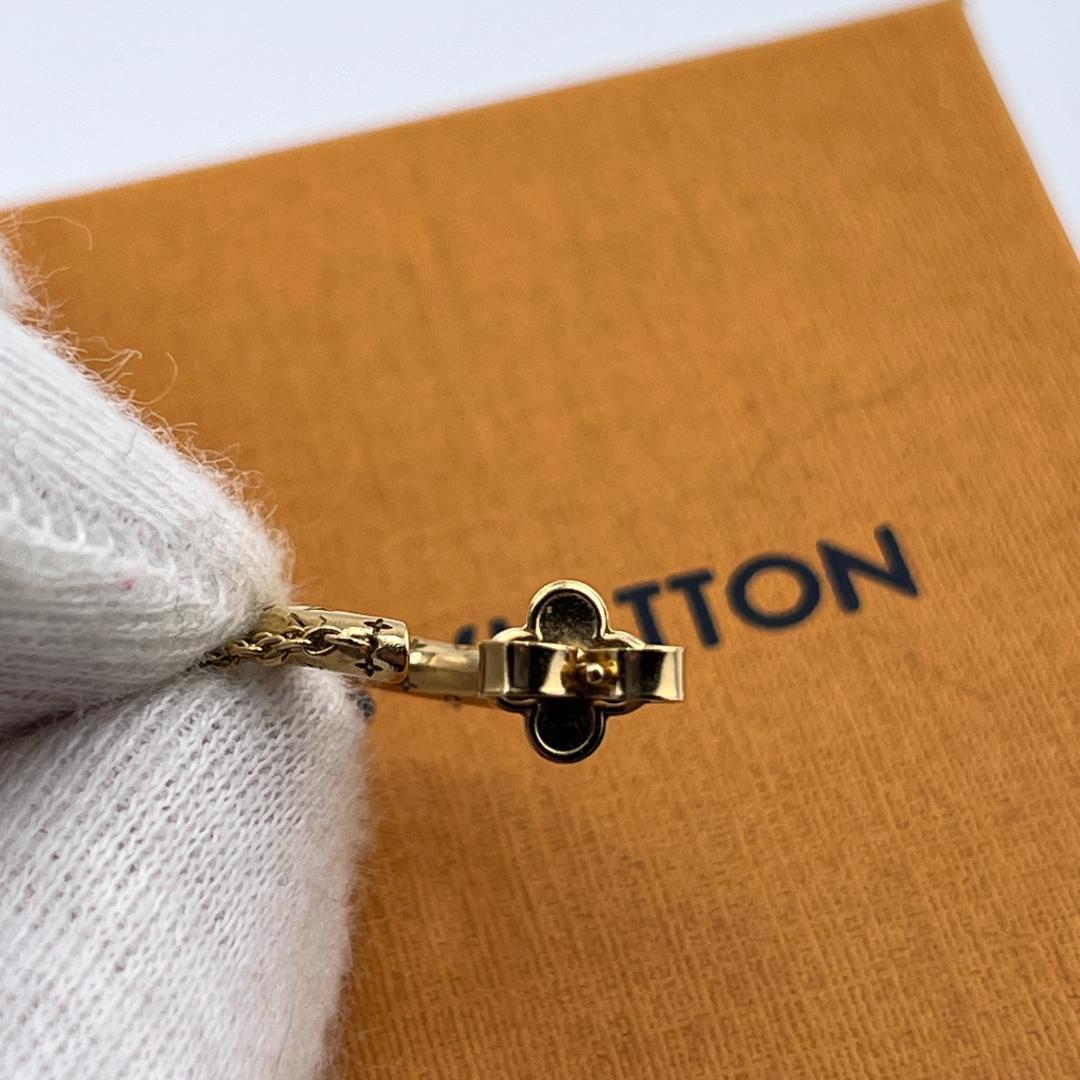 【極美品】ルイヴィトン ブックルドレイユ ミニフープ ナノグラム