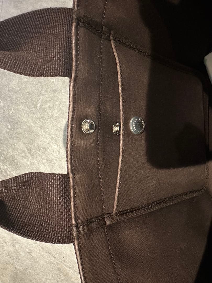 【タイムセール】Hervé Chapelier ダークブラウン トートバッグ