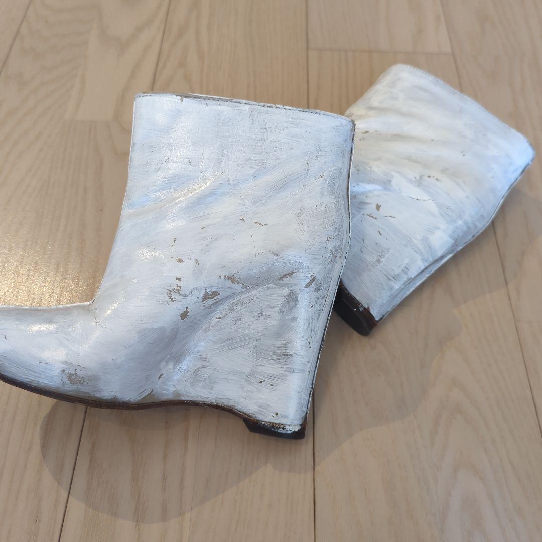 Maison Margiela　ペイント　ウェッジソール　ブーツ　希少　正規品