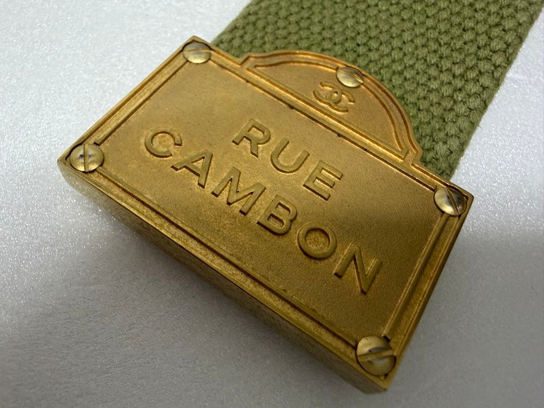 【レア美品】 CHANEL シャネル ベルト ヴィンテージ ゴールド金具