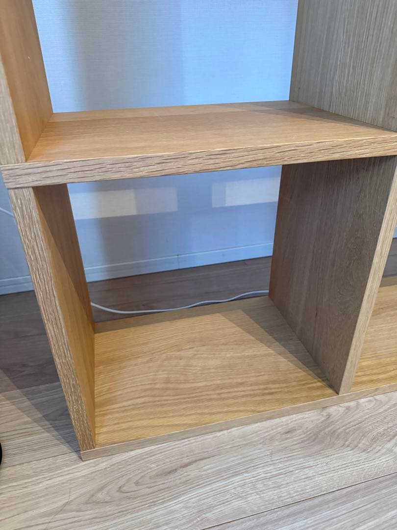 無印良品 本棚 スタッキングシェルフセット 3段×3列 9マス オーク材