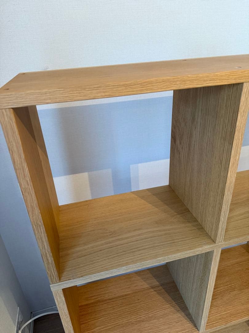 無印良品 本棚 スタッキングシェルフセット 3段×3列 9マス オーク材