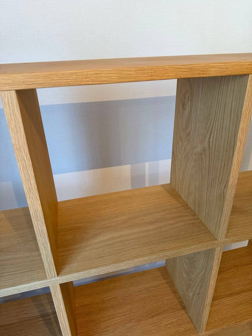 無印良品 本棚 スタッキングシェルフセット 3段×3列 9マス オーク材