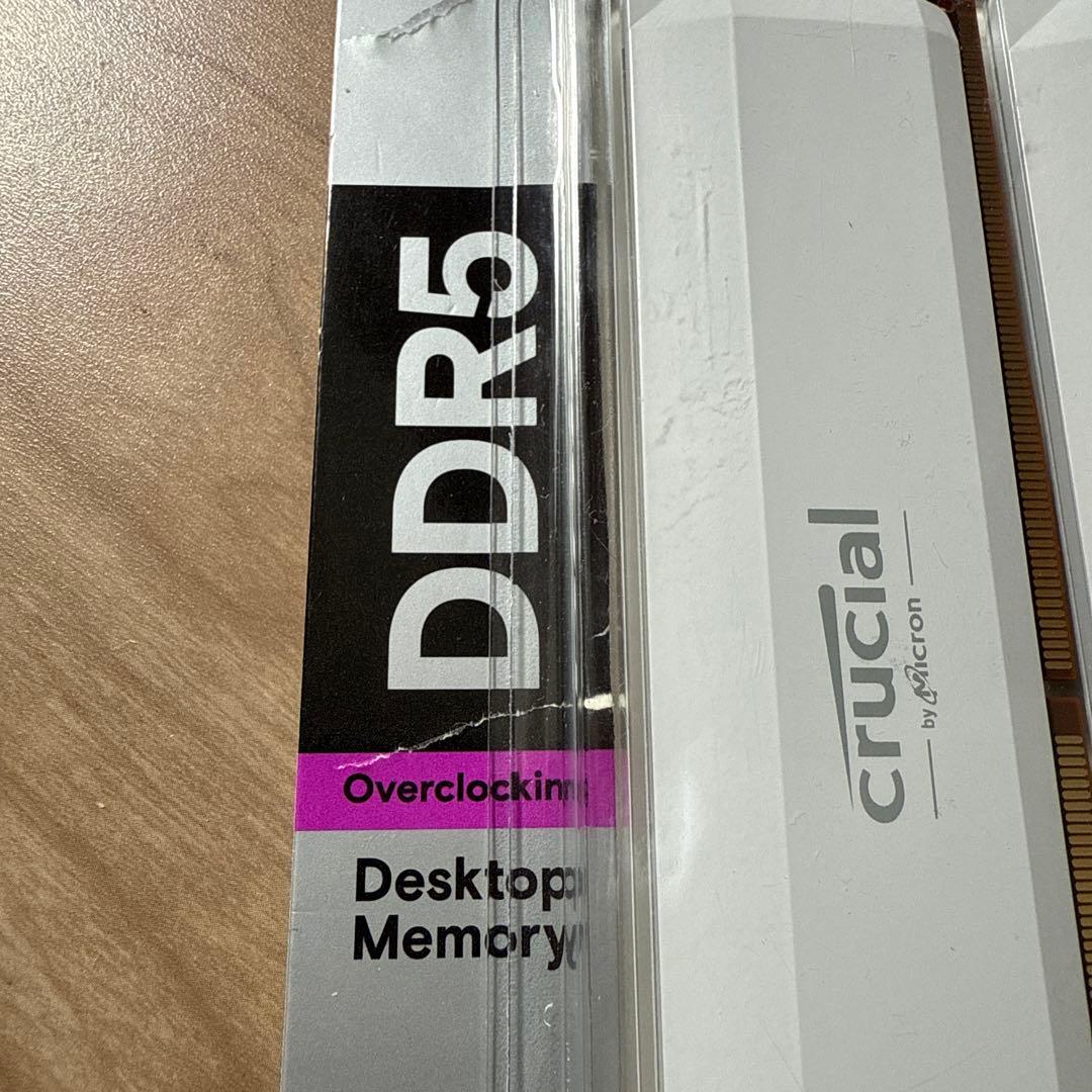 メモリー crucial DDR5 32GB 2x16GB CP2K16G60C36U5W