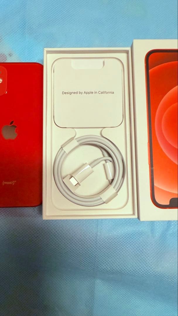 レッド♪ 美品　iPhone12 mini 128GB