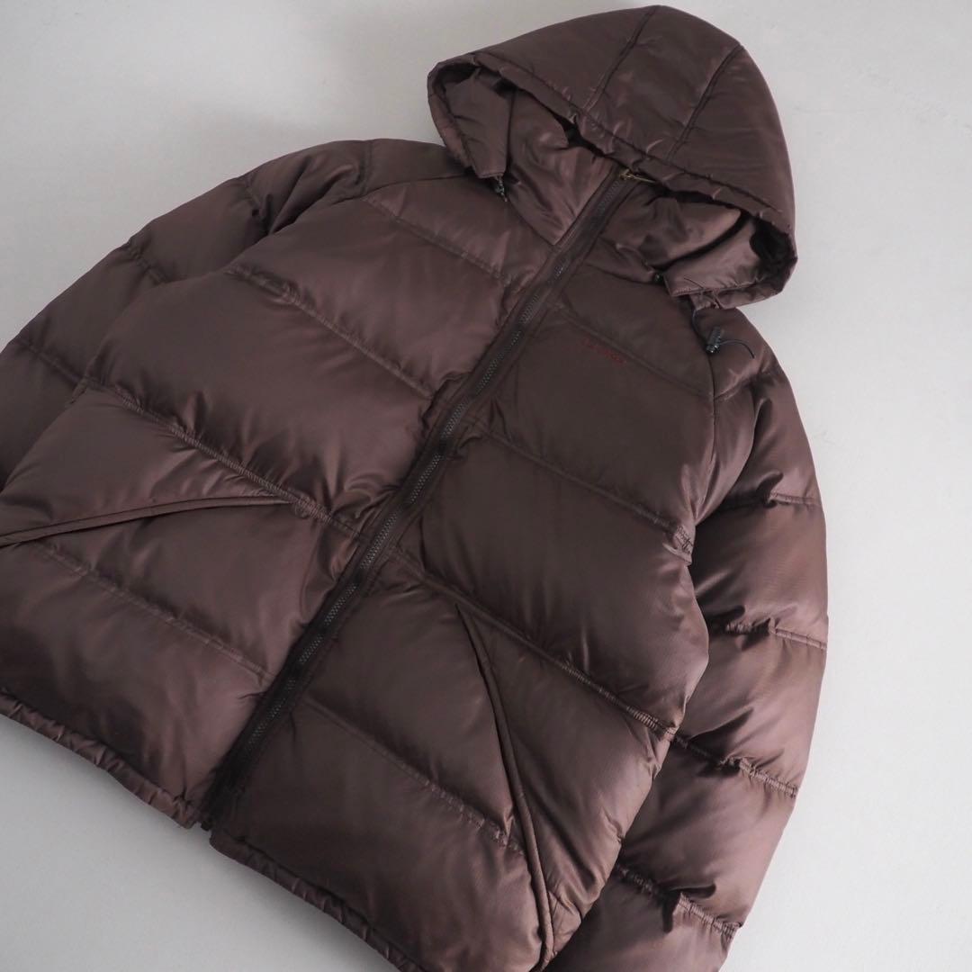 エルエルビーン　ダウンジャケット　フーディ　ブラウン　美品