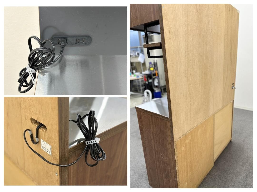 unico/ウニコ■DIX　キッチンボード　W1200　ウォールナット　食器棚