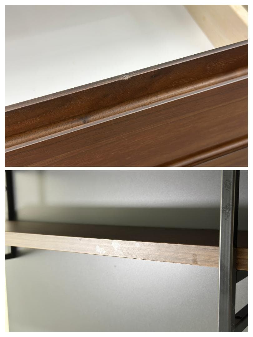 unico/ウニコ■DIX　キッチンボード　W1200　ウォールナット　食器棚