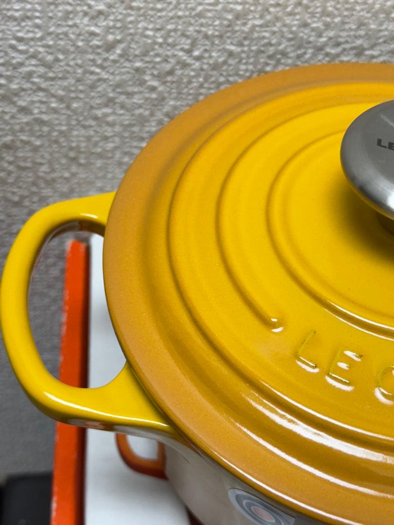 【新品】ルクルーゼ ココットロンド 16cm ネクター　両手鍋