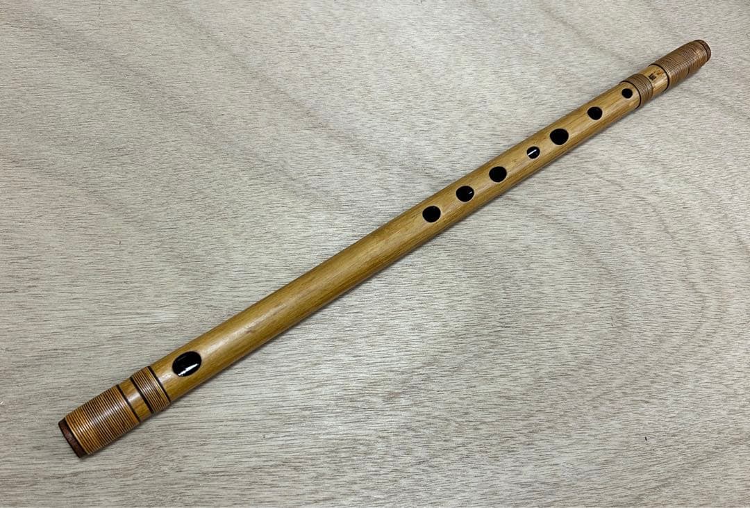 篠笛美品　蘭照（蘭情）管　唄物　六本調子