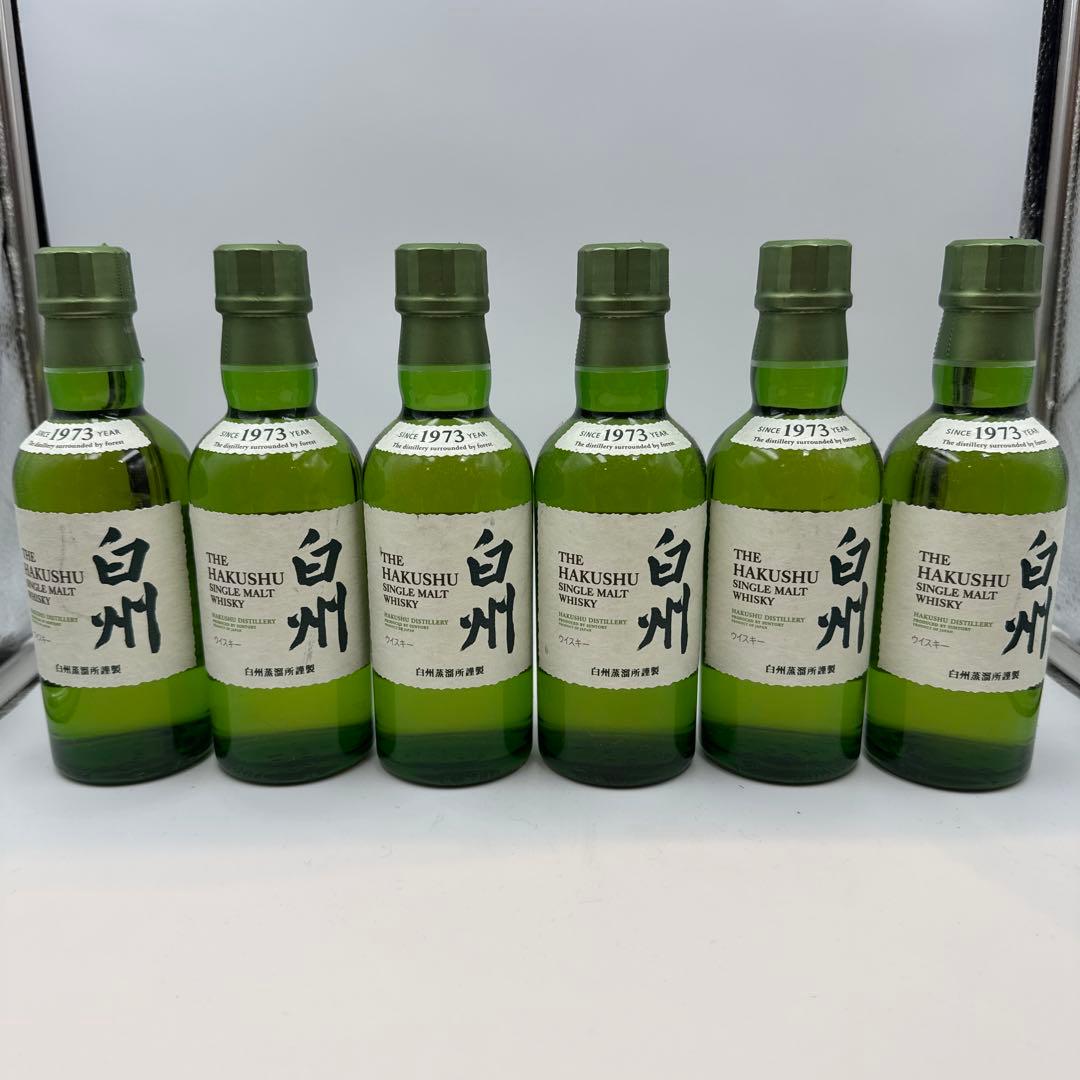 白州　ウイスキー　180ml ベビーボトル 6本セット